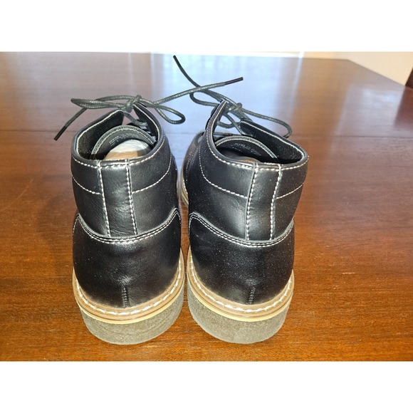 Steve Madden Men\'s Short Chukka P-SYMIN Lace‎ Up Boot Shoes -Black Size 8 New main image 7